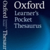 OXFORD LEARNER’S POCKET THESAURUS